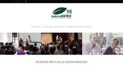 Desktop Screenshot of fundacionmatrix.es